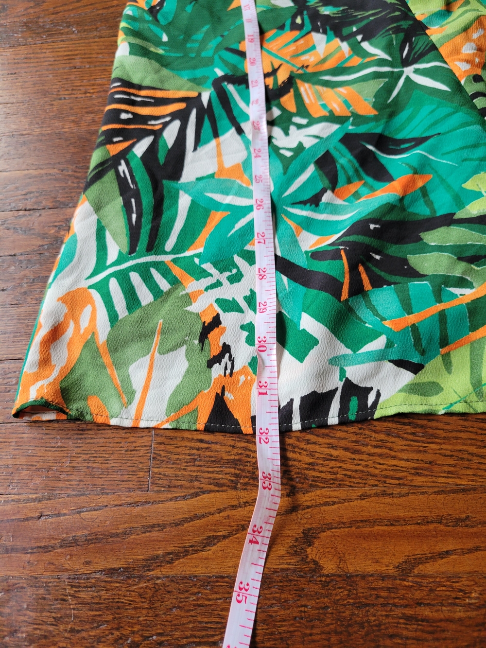 Zara Trafaluc Tropical Jumpsuit Romper Large Halter Style Green Orange Beach - Picture 13 of 17